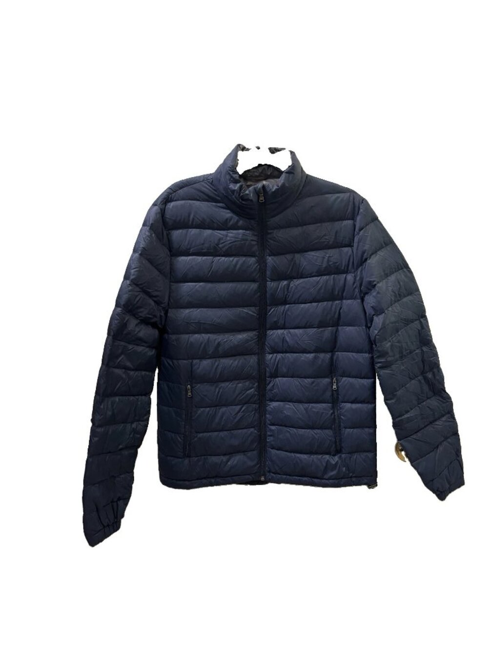 Michael Kors Packable Lightweight Down Fill Puffer Jacket Blue Womens Size S